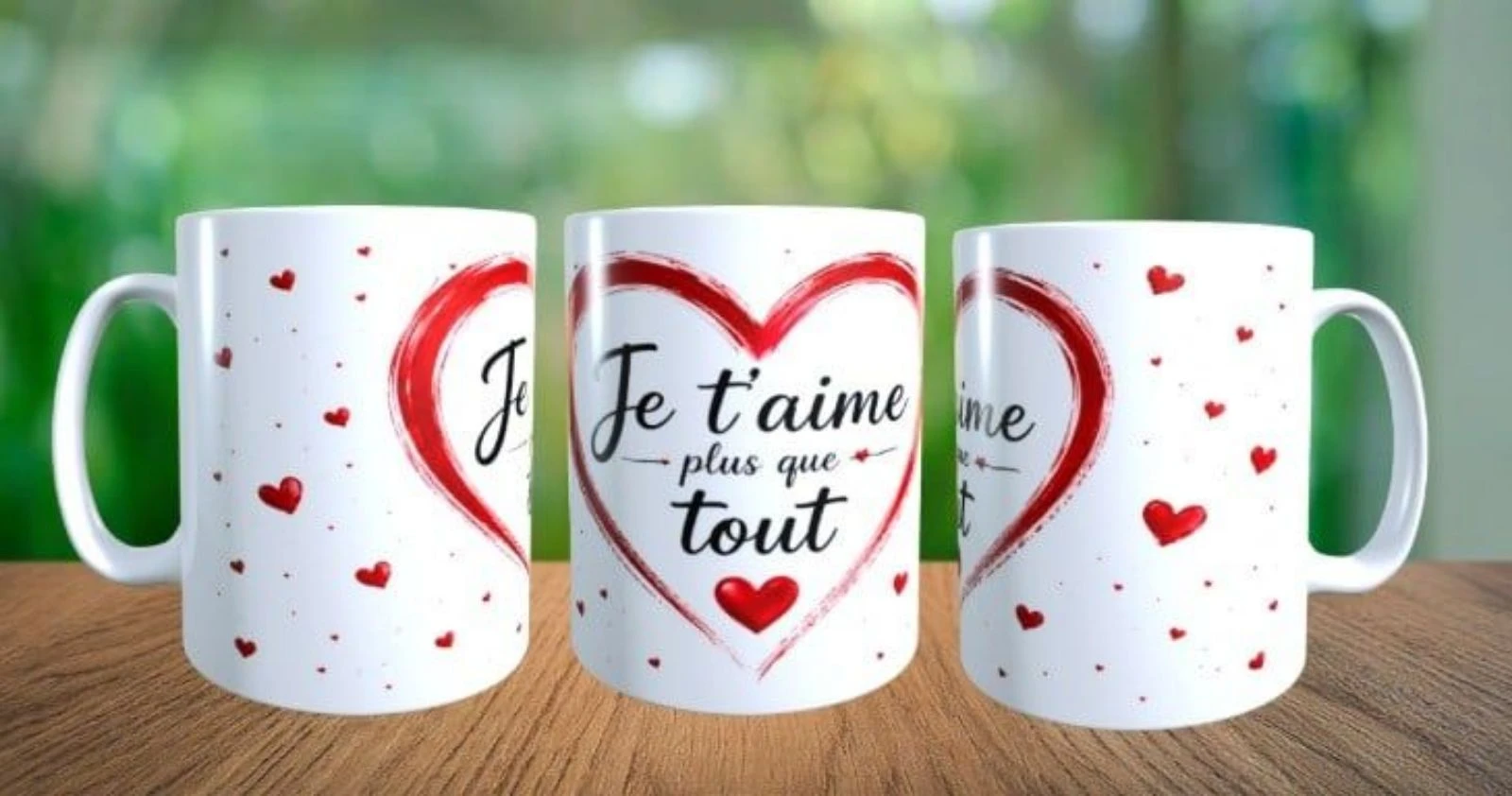 Mug déclaration d'amour, je t'aime, cadeau